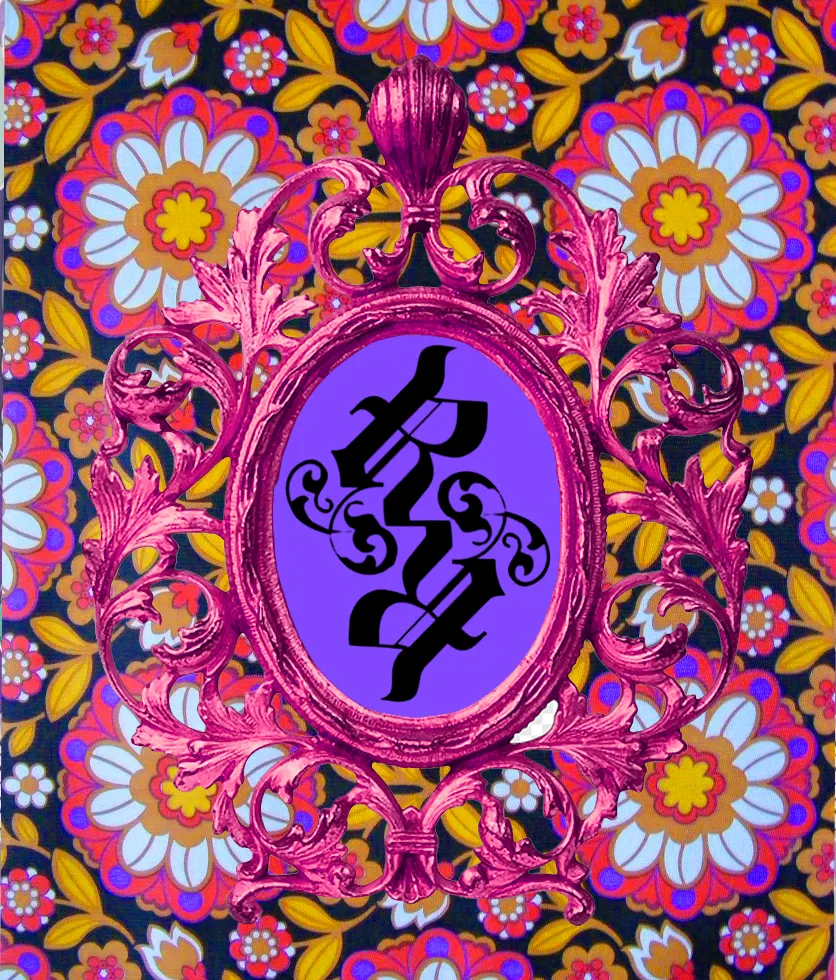 Radical Renaissance emblem in an ornate frame